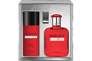 EVAFLORPARIS WHISKEY RED, Eau de Toilette 100 ml + Deodorante 150 ml + Fermasoldi, Profumo uomo