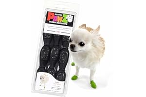 Protex Pawz Protective Dog Boots Black Edition Tiny