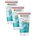 Garnier Pure Active 3in1 Clay Mask-Wash-Scrub 150ml, With Clay, Eucalyptus & Salicylic Acid, Face Cleanser For Oily Skin, Packaging May Vary (Pack of 3)
