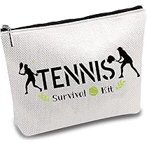 12 Stuks Tennis Make-up Tas Cosmetische Tas met Woorden