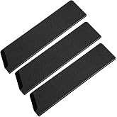 Xindojuz 3 Pieces Knife Sheaths, Universal ABS Kitchen Knife Protector with Anti-Scratch Felt Liner, 8 Inch Chef Knife Sheath