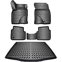 Seat Tarraco Matten Set ELMASLINE 3D Gummimatten Set Für SEAT TARRACO Ab Rubberen Kofferbakmat