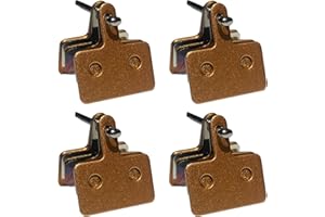 FOANLERCK Pastiglie freno per bicicletta di lunga durata per Shimano B01S B03S B05S Ottone sinterizzato Pastiglie freno per bicicletta Pastiglie freno per Shimano MT200 MT400 MT500