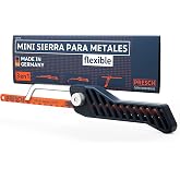Presch Mini Flexible Metal Saw 300 mm &ndash; Handheld 3 in 1 incl. Metal Saw Blade &ndash; Small Adjustable Iron Saw with Metal Blade