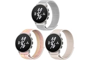 OUTPUTBT Nylon Bracelet 22mm pour Suunto 9 Peak/9 Peak Pro/5 Peak/Race 49mm/Race S 45mm Sport Remplacement SUUNTO Vertical/Ocean pour Homme Femme