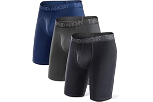 DAVID ARCHY Męskie bokserki / bielizna, miękkie, przyjazne dla skóry i przepuszczające powietrze, z włókien bambusowych