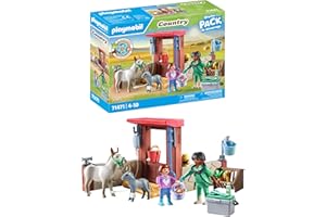 Playmobil 71471 Vétérinaire avec Animaux de la Ferme