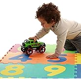 baby toys Eva 10 Par&ccedil;a Bebek Puzzle Oyun Matı Yer Karosu Numaralar