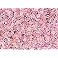 Alltten 7x5ft Flower Wall Photo Backdrop Spring Pink Rose Floral Photography Backdrop Bridal Shower Birthday Mother's Day Festival Decoration Background Photo Studio Props F58
