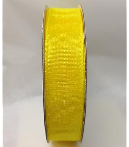 Nastro Organza 20mm X 50m - Rotolo Blu Avion, Per Regali, Matrimoni, Decorazioni