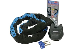 Oxford - Hardcore XL 13mm Square Link 2.0m Chain & 11mm Padlock