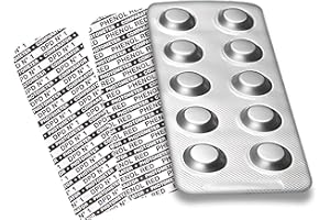 MEDIMUC Lot de 100 pastilles de test photomètre de PoolLab pour déterminer la teneur en chlore libre et en pH dans l'eau de la piscine - Lots de 50 pastilles DPD1 et de 50 pastilles Phenol Red