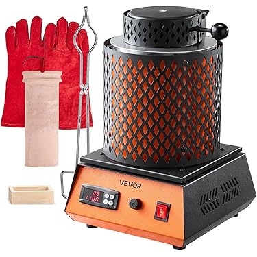 Mini PRO Forno Propano Fusione Versare Oro Metalli Stampi Pinze - Foto 13