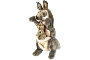 Hansa - Peluche Kangourou Marionnette 35cmH