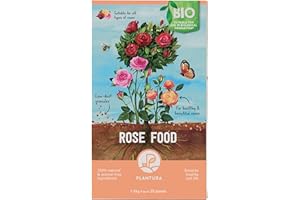Plantura Rose Food, Natural & Animal-Free, Granular Fertiliser for All Types of Roses, 1.5kg