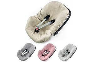 BABEES Fodera in 100% lino per ovetto, rivestimento estivo per ovetto, colore beige