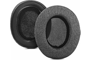 TaiZiChangQin Nauszniki Poduszki Wymiana Nauszników Kompatybilny z Creative Sound BlasterX H6 7.1 USB Gaming Słuchawki (Szary Tkanina)