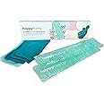 2 in 1 Postpartum Hot + Cold Packs x 2, Ice Pads Pain Relief for Vaginal Recovery, Heat Pads for Breast Pain and Mastitis, 2 Reusable Flexible Cooling & Heating Gel Pads, 4 Washable Sleeves