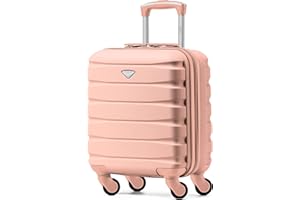 Flight Knight Maleta Rigida Ligera de 4 Ruedas, Equipaje de Mano Aprobado para Mas de 100 Aerolineas como British Airways, Ryanair y easyJet Aprobado como Equipaje de Mano Gratis 45x36x20cm