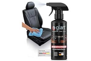 Glart 45IR Innenreiniger Fleckentferner Auto Zubehör für Cockpit, Polster, Leder, Innenraum Reiniger, Armaturenbrett Autopflege, 500 ml, angenehmer Duft, Anwendung mit Mikrofasertuch (sep.)