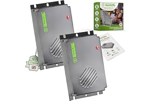 ISOTRONIC Mice Repeller, 2 pieces deterrent to protect you house, garden and car, scarer for mouse, rat, rodents