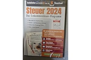 GENERISCH ALDI STEUER 2024 für Steuererklärung 2024 am PC. ELSTER Klare Strukturiert Steuerprogramm Download Code Inklusive.(CD-Rom & Download)Neu und OVP