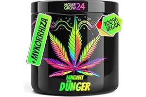 Homegrow24 Cannabis Dünger Indoor & Outdoor Langzeitdünger und Mykorrhiza Wurzelaktivator - Wachstums & Blütephase Grow & Bloom Hanfdünger Starter Set
