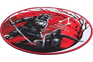 Subsonic Assassin's Creed Shadow, Tappetino per Mouse da Gioco, Licenza Ufficiale Assassin's Creed Regalo Tappetino per Mouse da Tavolo, 30 cm