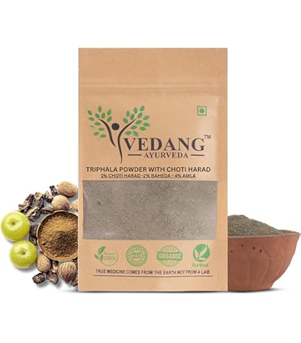 Micro Ingredients Organic Triphala Powder, 2 Pounds (Amla Haritaki Bibhitaki) | India Origin, Herbal Adaptogen Supplement, Supports Colon & Immune Health | Vegan, No GMOS