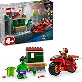 LEGO | Marvel Motosikletli Iron Man ve Hulk 76287-4 Yaş ve &Uuml;zeri S&uuml;per Kahraman Sevenler İ&ccedil;in Avengers Minifig&uuml;rleri İ&ccedil;eren Y