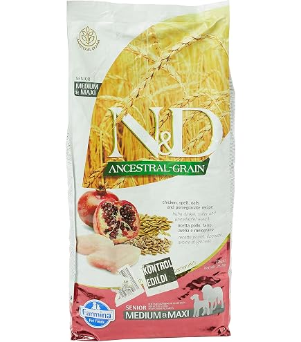 FARMINA ND Dog Senior Ancestral – Hühnchen & Dinkel Für Mittlere/große Hunde | 2,5 Kg Sack
