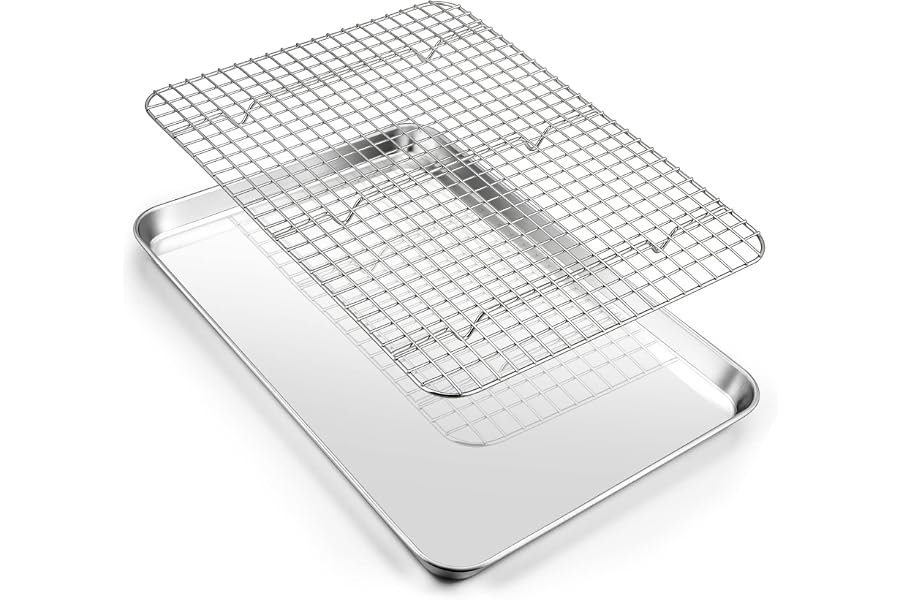 Joyfair 16" Baking Pan with Cooling Rack Set