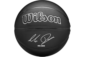 Wilson NBA Nightmode Basketball - Luka, 7, Black