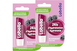 NIVEA Labello Bálsamo labial Blackberry Shine 4,8 g paquete de 2