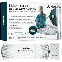 thumbnail: Smart Caregiver Draadloze Monitor | Met Vloermat 24x36 Inch | Voor Valpreventie | Grijs