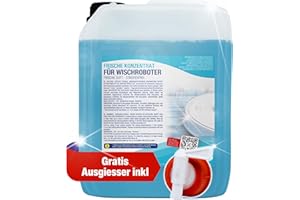 ‎MAXXI CLEAN Bodenreiniger 5 Liter Kanister mit Frische-Duft - geeignet für alle Wischroboter - Universal Reiniger Konzentrat - Wischflüssigkeit für Boden, Parkett, Fliesen - Saugwischer-Reinigungsmittel