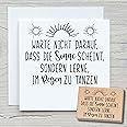 NEWSTAMPS Motivstempel - Holzstempel Mit Spruch Für Kartenbasteln