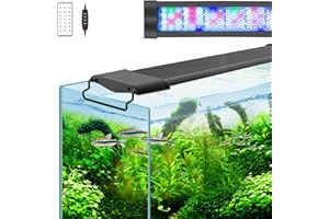 Lominie 30W Aquarium Lights,22-33in Fish Tank LED Light Bar,Full Spectrum Aquarium Plant Light with Timer for Refugium Algae Fish Tank, IP67 Waterproof (G30,Freshwater/57-82CM)