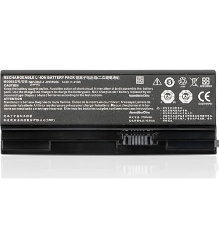 PUGASR NH50BAT-4 Laptop Battery Compatible with Clevo NH50RA NH55RAQ PUGASR NH50BAT-4 Laptop Battery Compatible with Clevo NH50RA NH55RAQ
