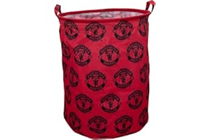 Manchester United F.C. Character World – Official Storage Basket, Icon Design, Toy Box, Laundry Basket, Organizer for Children's Room, Kids' Playroom, 48 cm x 40 cm