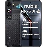 ZTE Nubia Neo 5 GT 5G, Smartphone Gaming con IA, 12GB+256GB, Gatillos Laterales, Ventilador f&iacute;sico Incorporado, Pantalla AMOL