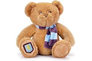 The Gift Scholars Official Aston Villa FC Teddy Bear Plush Toy - Great Christmas & Birthday Present for Boys, Girls All Villans Fans