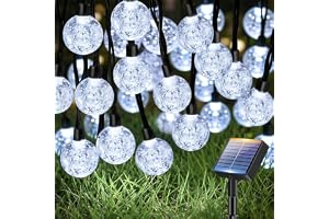 btfarm Solar Lights Outdoor Garden, 12.5M/41FT 50 LED String Lights Solar Powered Waterproof, 8 Modes Crystal Ball Fairy Ligh