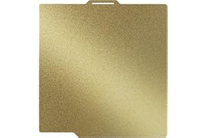 TIOPY Bambulab Plaque de construction double face en PEI texturé 257x257 mm, Flexible Removable PEI Build Plate pour Bambu Lab X1C/X1/X1E/A1/P1S/P1P Imprimantes 3D