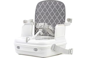 Benbat. Przenośne, nadające się do prania wysokie krzesło do karmienia niemowląt. Łatwe składanie i regulowane szelki bezpieczeństwa (kamień altana)