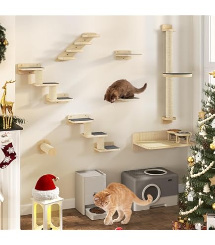 Yitahome 8 stuks klimwand katten - Nu 19% korting Yitahome 8 stuks klimwand katten - Nu 19% korting
