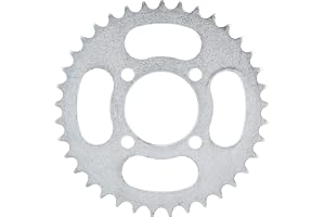 Akozon Motorcykel 37 Tänder 428 Kedja Bakre Kugghjul Kuggdelar Kedjedrev Av Stållegering För Pit Trail Quad Dirt Bike ATV 110