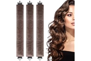 LECTNORE 3PCS Heatless Curlers, No Heat Overnight Curls for Long Hair