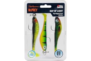 Abu Garcia Svartzonker McPrey Prerigged gummifiskshad med jighead – fiske av rovfiskar efter gädda, gös, abborre