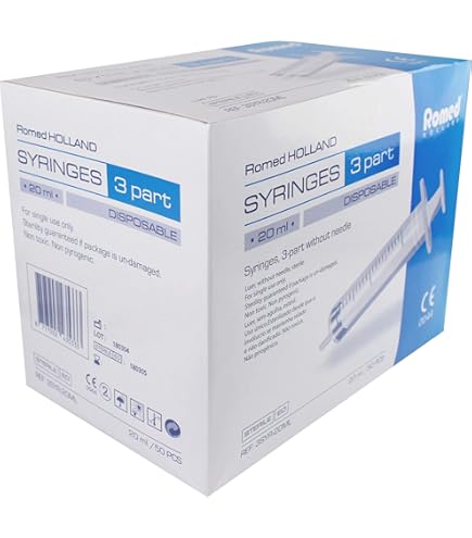 Seringa 10ml de Vidro Com Bico de Metal Luer Slip - Adria Laboratórios